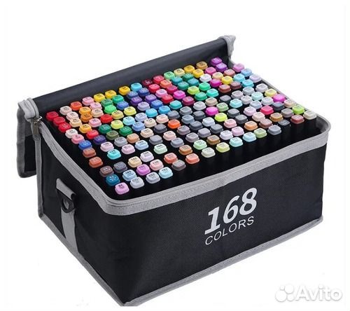 Маркеры для скетчинга 168 штук