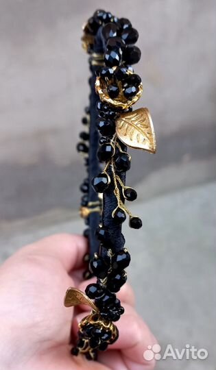 Обруч для волос ручной работы