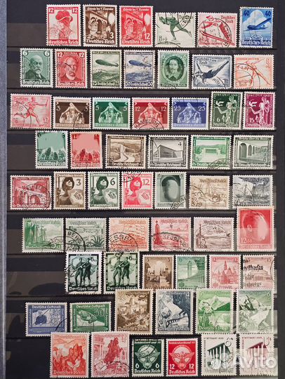 Коллекция гашёных марок Германии 1933-1945