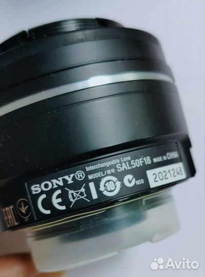 Объектив sony 50mm f 1 8