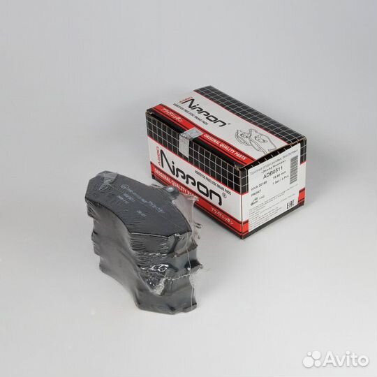 Колодки тормозные дисковые передние Allied Nippon