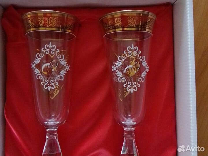 Фужеры, бокалы свадебные
