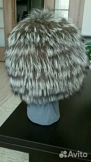 Шапка женская из чернобурки