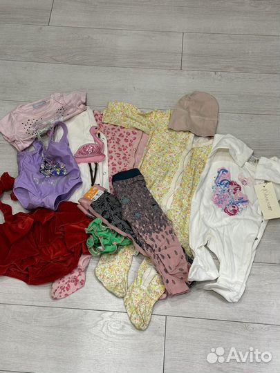 Вещи пакетом на девочку 52-76
