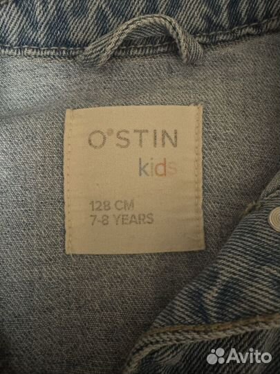 Джинсовая куртка для девочки 128 134