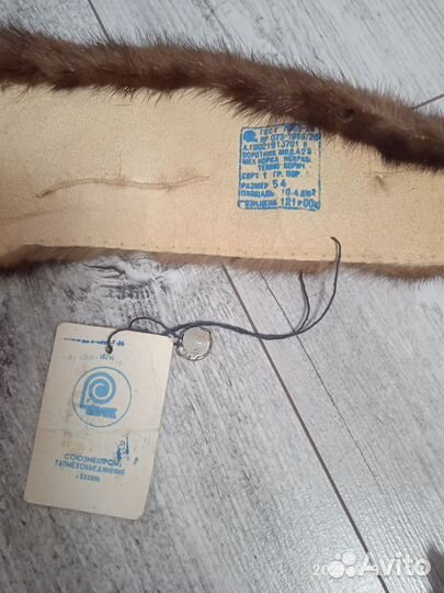 Норковый воротник