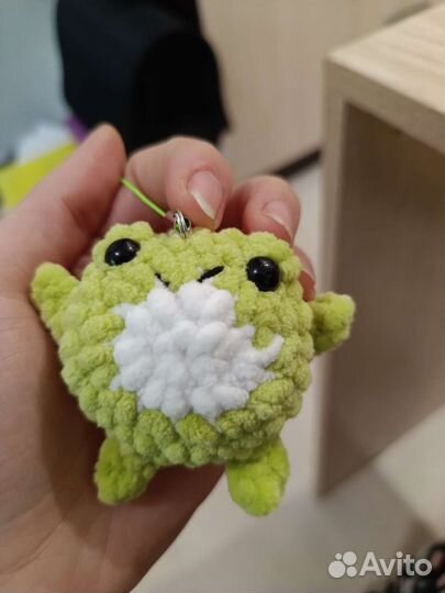 Брелок ручной работы пончик/лягушонок/цыпа и др