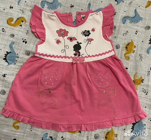 Платья для девочки пакетом 80-92