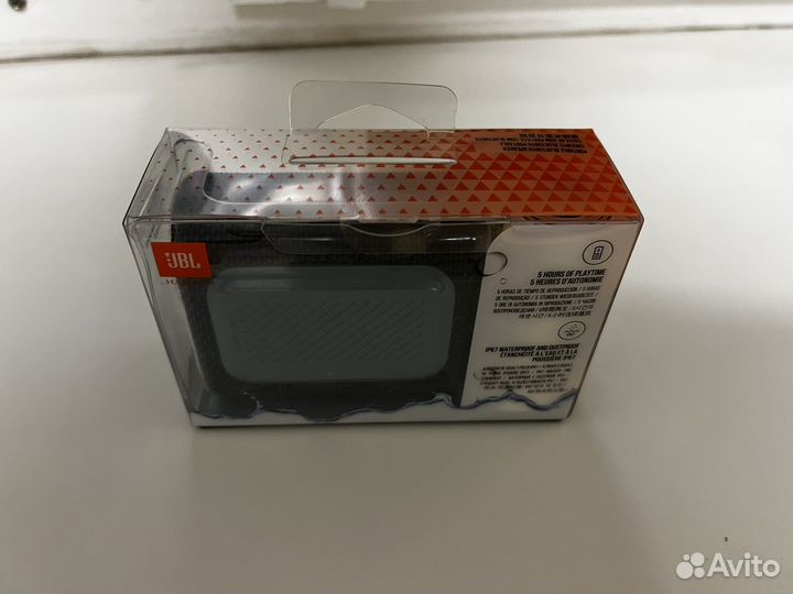Новая беспроводная колонка JBL GO 3 синяя, с чеком