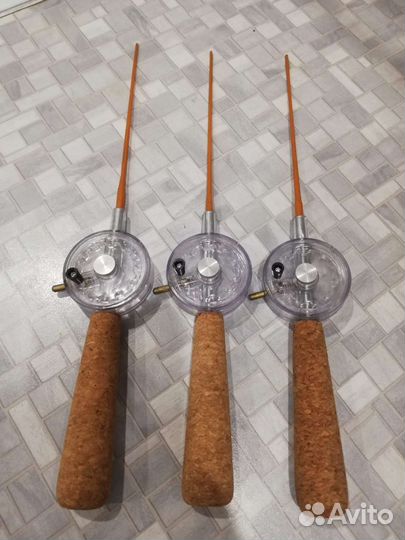 Зимняя удочка, с пробковой ручкой