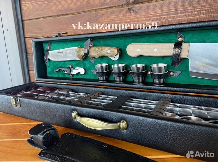 Шашлычный набор / Шампура в кейсе