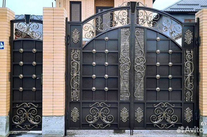 Кованные ворота