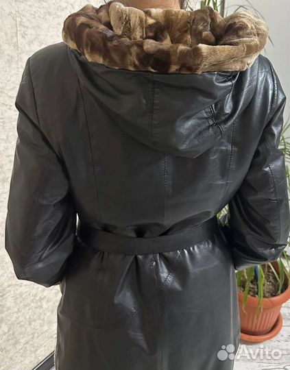Дубленка женская с натуральным мехом