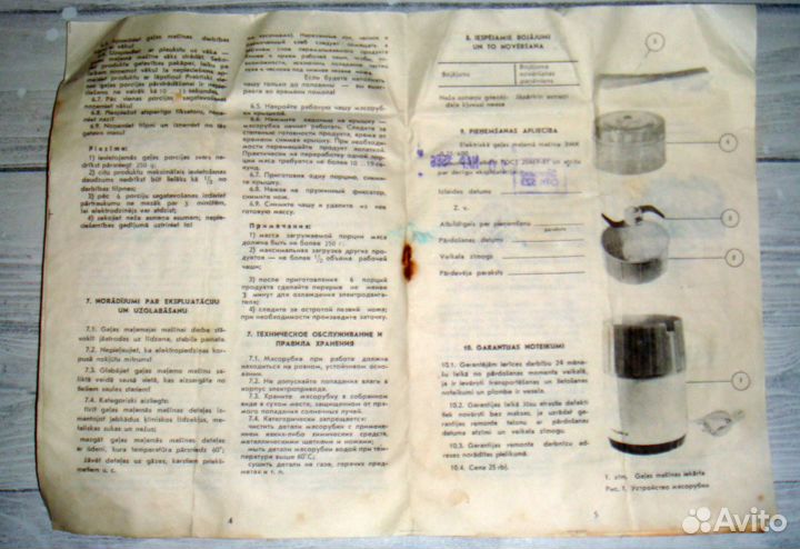 Измельчитель мяса. 