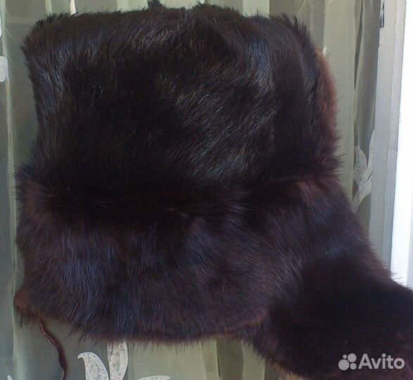 Шапка - ушанка мужская норковая, пр-во СССР