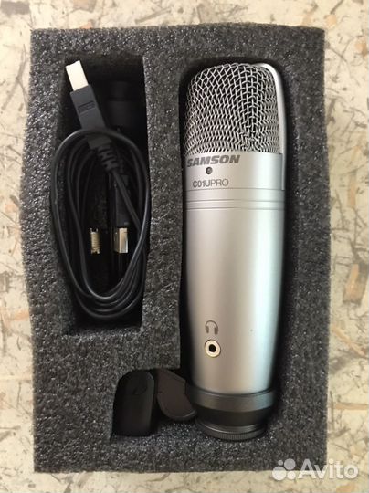 Студийный конденсаторный микрофон samson c01u pro