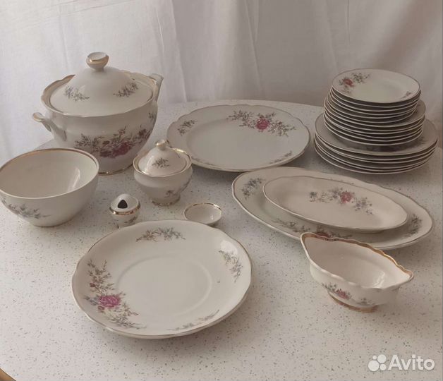 Столовые сервизы новые СССР Конец 80х г