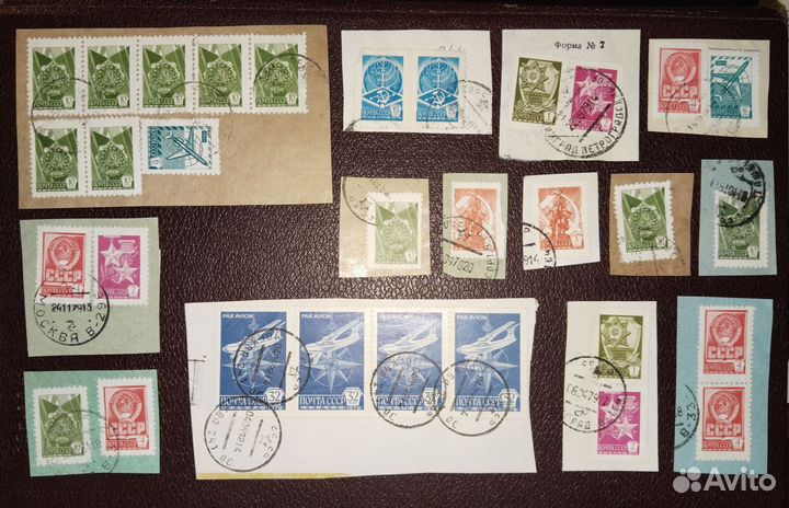 318 почтовых марок СССР 1970-80гг.,гашение почтой