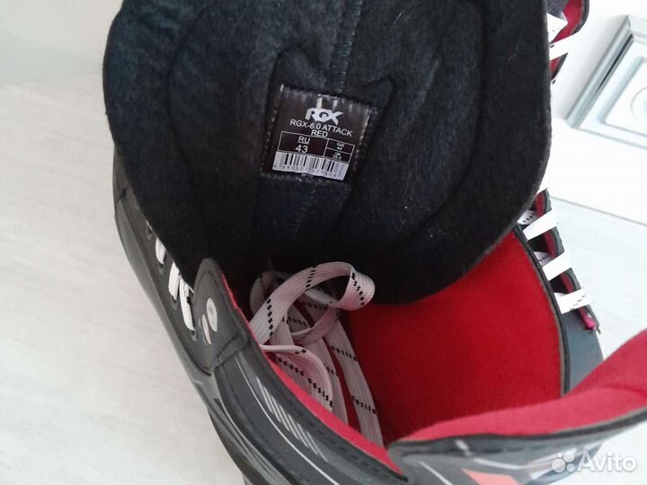 Коньки хокейные attack 43р.новые