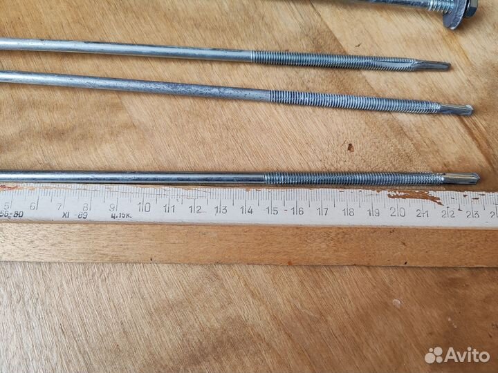 Саморезы для сэндвич панелей дл.24 см. 100 штук
