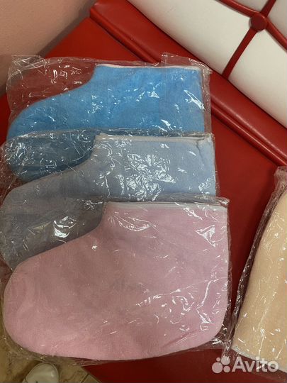 Носочки,варежки для парафиновых ванн,Спа процедур