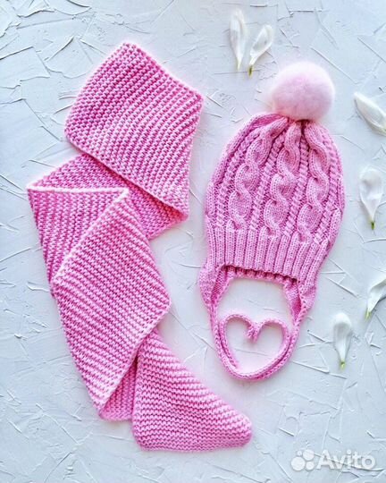 Комплект: шапка и шарф