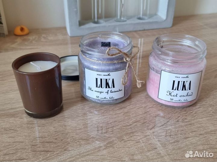 Ароматические свечи в подсвечниках/ фигурные