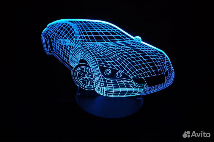 3D светильник ночник (новые/разные)