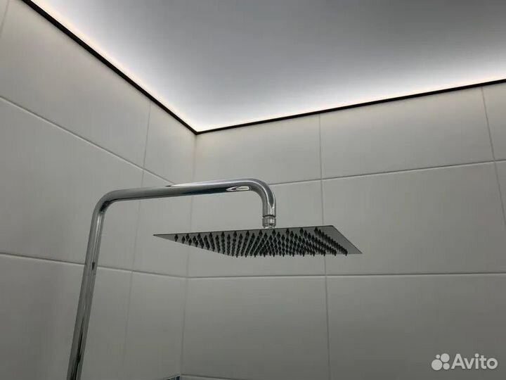 Тропическая лейка для душа 250х250 квадрат Hansen