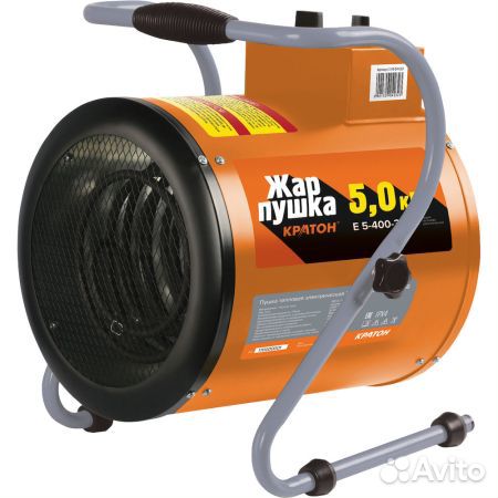 Тепловая пушка эл. кратон Е 5-400-380В (5 кВт)