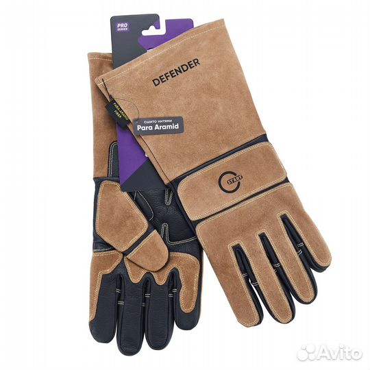 Краги из спилка и кожи start defender STG1950