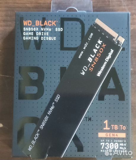 Western Digital SSD Black SN850X 1tb TLC