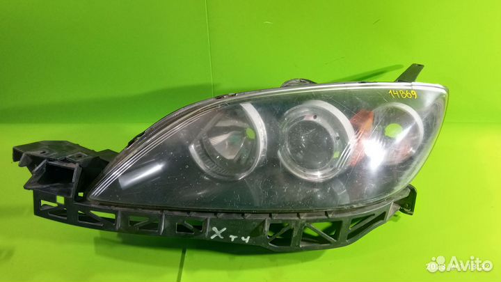 Фара левая для Mazda 3 2003-2009