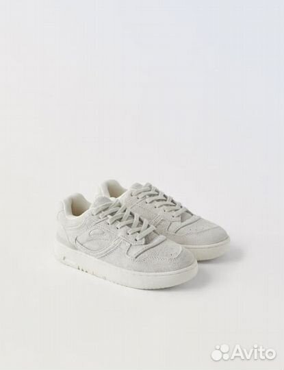 Кроссовки кожаные