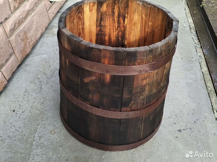 Бочка деревянная