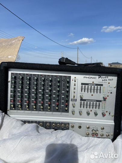 Phonic powerpod 1062 микшерный пульт с усилителем