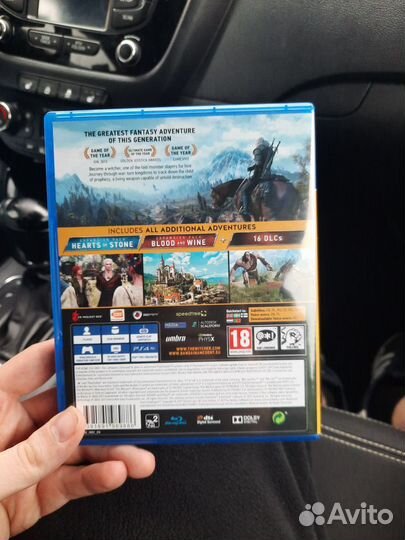 The wither 3 game of the year ps4 диск