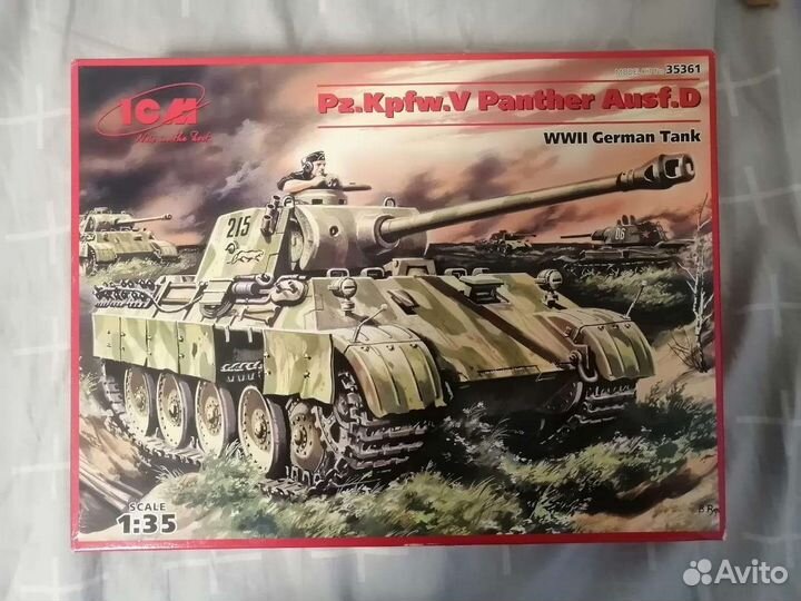 1/35 icm Panther Ausf. D сборная модель
