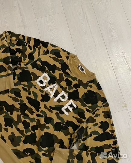 Bape 1st camo yellow свитшот оригинал