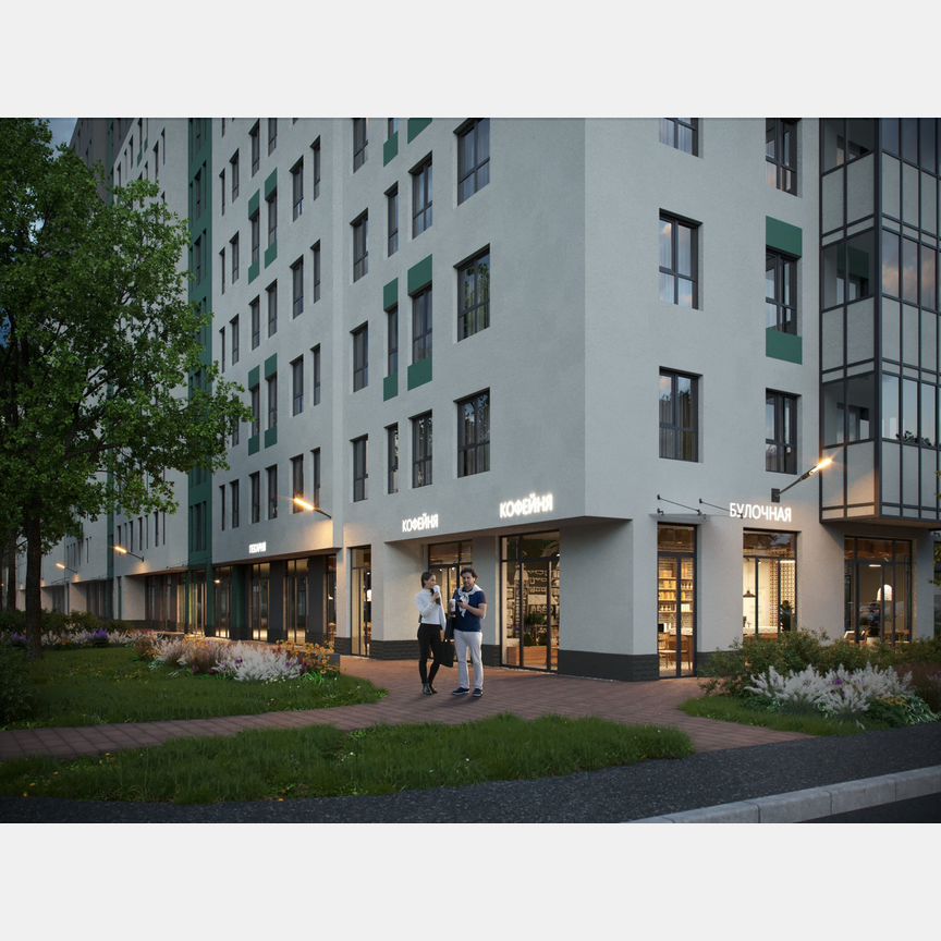 2-к. квартира, 52 м², 2/12 эт.