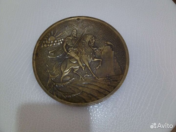 Картина медная чеканка СССР