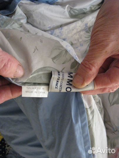 Одеяло пуховое односпальное 150 на 215 новое