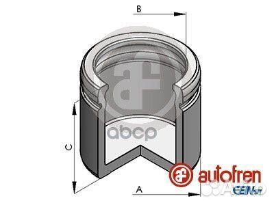 Поршень суппорта D40 A1644201683 D025549 Seinsa