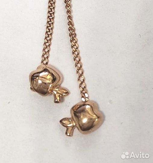 Золотые серьги