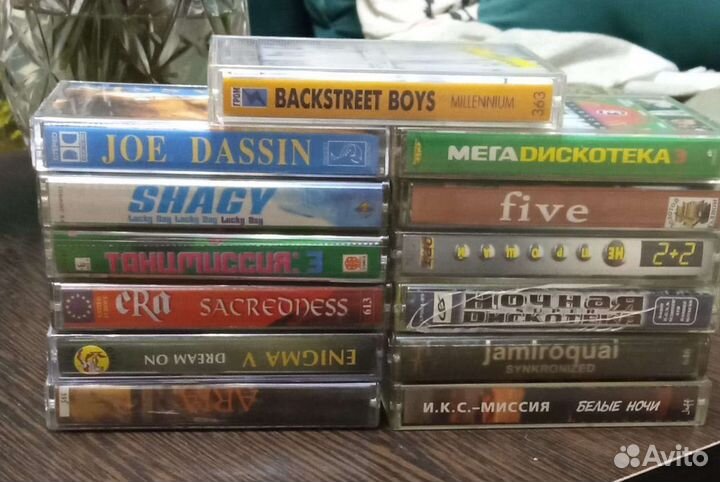 Аудиокассеты, росс. и зарубежный попс, сборники