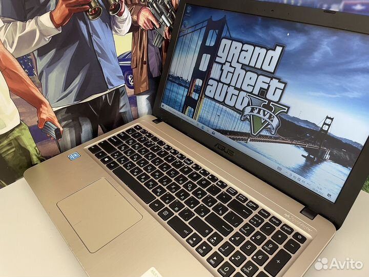 Как Новый Ноутбук Asus 4 ядра/SSD/Коробка