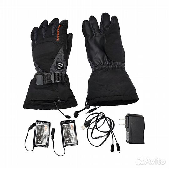 Перчатки с подогревом Warmspace с аккумуляторами