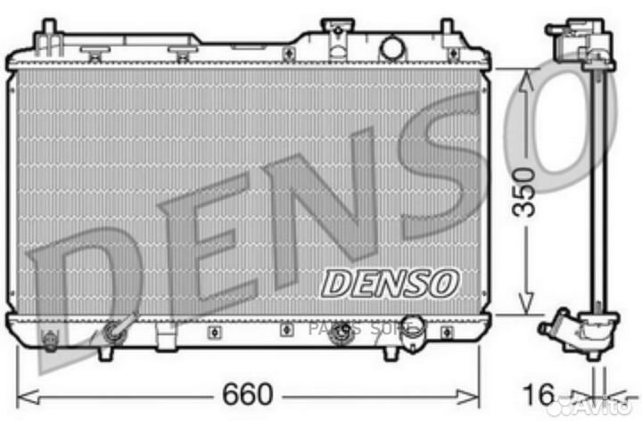 Denso DRM40010 Радиатор honda CR-V I (95-02)