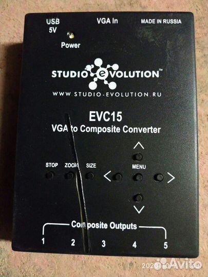 Конвертер evс15 для караоке Evolution.Vga -5rca