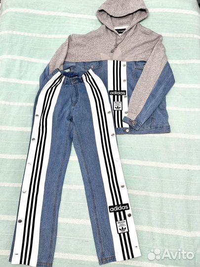 Костюм джинсовый женский Adidas,xs